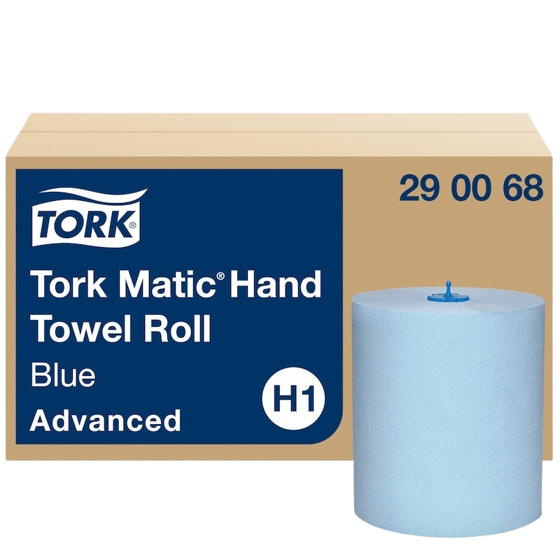 Tork Matic® Rollenhandtuch H1 blau 2-lagig - Hygienepapier